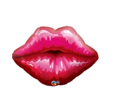 Shape Big Red Kissey Lips 30" Balloon