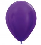 Metallic Solid Violet 551 Latex Balloons 12"/30cm