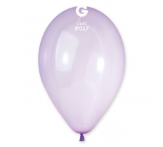 GEMAR 13" PK50 LATEX BALLOONS CRYSTAL LILAC #017
