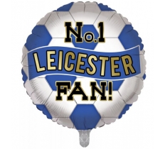 LEICESTER FOOTBALL BALLOON 18"