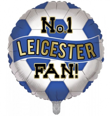 LEICESTER FOOTBALL BALLOON 18"