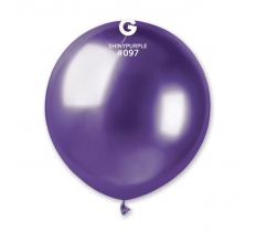 Gemar Pack 25 Latex Balloons Shiny Purple #097
