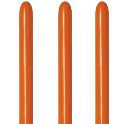 Sempertex 260 Fashion Sunset Orange Latex Balloons 50 Pack
