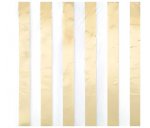Gold Strip Paper Napkins 16 Pack
