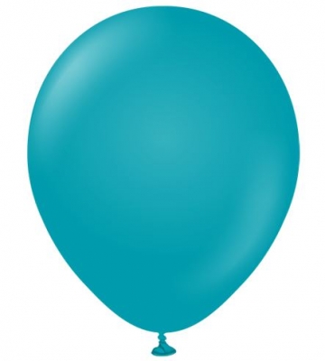 KALISAN 12" STANDARD TURQUOISE LATEX BALLOONS 100CT