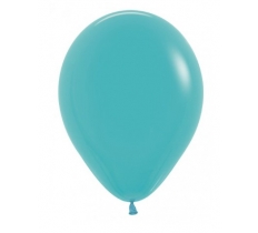 Sempertex 12" Fashion Caribbean Blue Latex Balloons 50 Pack