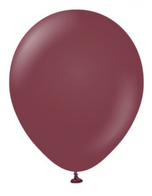 KALISAN 12" STANDARD BURGUNDY - 100CT