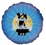 Fabulous Birthday Holographic Balloon 18"