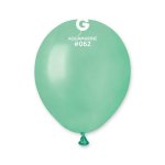 GEMAR 5" PK50 LATEX BALLOONS METALLIC AQUAMARINE #062
