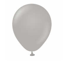 KALISAN 5" STANDARD GREY LATEX BALLOONS 100CT