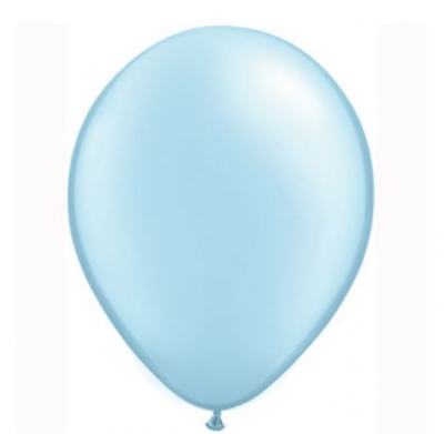 11" QUALATEX PEARL LIGHT BLUE 100PACK LATEX BALLOONS
