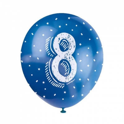 5 12" NUMBER 8 BALLOON