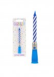 Blue Musical Birthday Candle (11.8cm)
