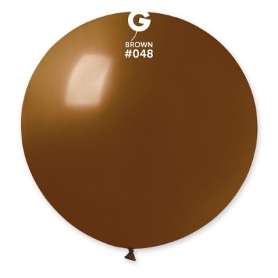 GEMAR 31" 1 LATEX BALLOON G30 brown #048