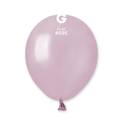 GEMAR 5" PK50 LATEX BALLOONS METALLIC LILAC #095