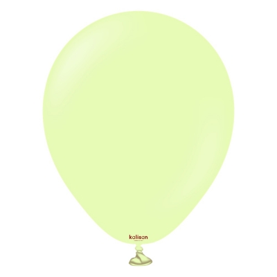 Kalisan 5" Macaron Pistachio Latex Balloons 100 Pack