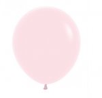 Sempertex 18" Pastel Matte Pink Latex Balloons 25Pack