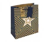 Kraft Blue Stars Medium Bag
