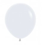 Sempertex 18" White Latex Balloons 25 Pack