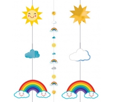 BALLOON FUN STRINGS SUN/RAINBOW/CLOUDS