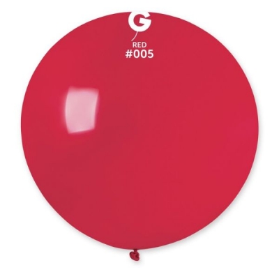 GEMAR 31" 1 LATEX BALLOON G30 red #005