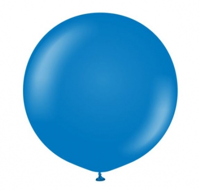 KALISAN 36" STANDARD BLUE LATEX BALLOONS 2CT