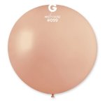 GEMAR 31" 1 LATEX BALLOON G30 misty rose #099