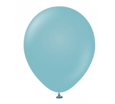 KALISAN 18" RETRO BLUE GLASS - 25CT