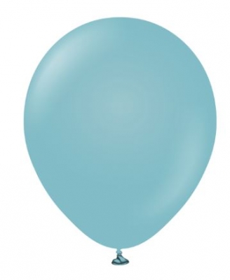 KALISAN 18" RETRO BLUE GLASS - 25CT