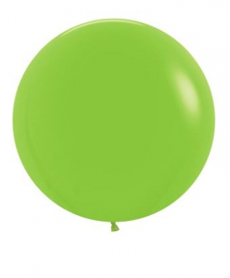 Fashion Colour Lime Green 24" Latex Balloons 60cm 3 Pack