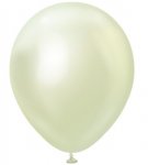 KALISAN 18" MIRROR GREEN GOLD LATEX BALLOONS (25)