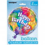 18" Brilliant Birth Day Balloon 45.7cm