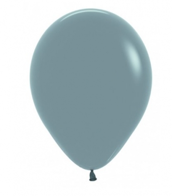 Sempertex 12" Pastel Dusk Blue Latex Balloons 12 Pack
