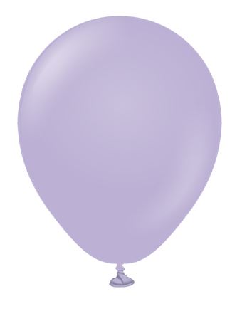 KALISAN 5" STANDARD LILAC LATEX BALLOONS 100CT - Click Image to Close