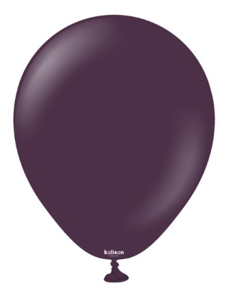 Kalisan 5" Standard Plum Latex Balloon 100pack - Click Image to Close