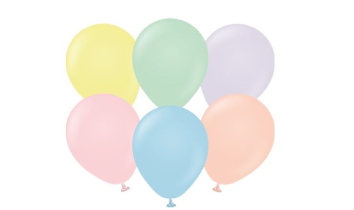 KALISAN 5" MACARON MIX BALLOON - 100CT - Click Image to Close
