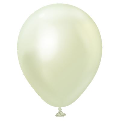 KALISAN 5" MIRROR GREEN GOLD LATEX BALLOONS (100) - Click Image to Close