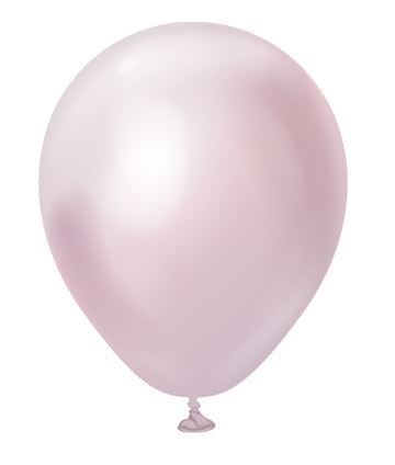 KALISAN 5" MIRROR PINK GOLD LATEX BALLOONS (100) - Click Image to Close