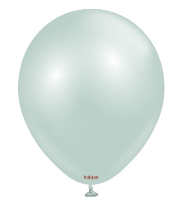 Kalisan 5" Aura Ice Mint Latex Balloon 50 Pack - Click Image to Close
