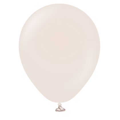 Kalisan 5" Retro White Sand Latex Balloons (100) - Click Image to Close