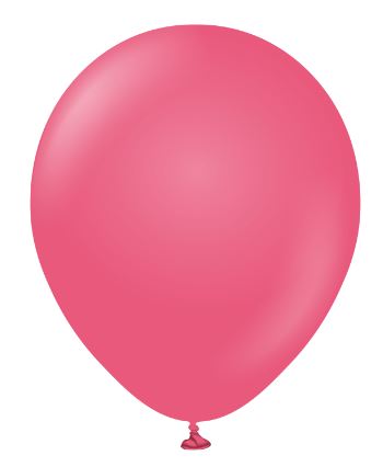 KALISAN 12" STANDARD FUCHSIA LATEX BALLOON 100CT - Click Image to Close