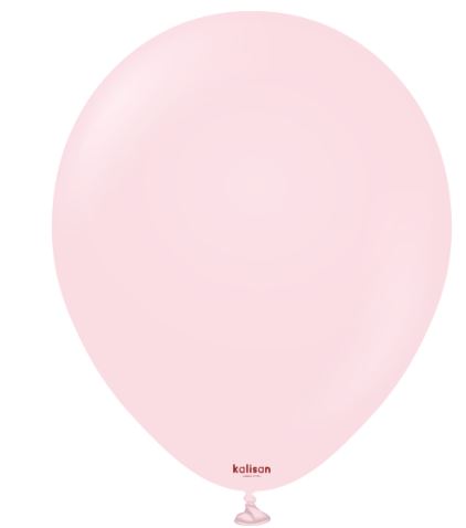 KALISAN 12" STANDARD LIGHT PINK LATEX BALLOONS 100 PACK - Click Image to Close