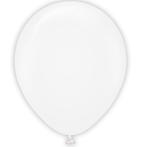 KALISAN 12" CRYSTAL TRANSPARENT LATEX BALLOONS 100CT - Click Image to Close