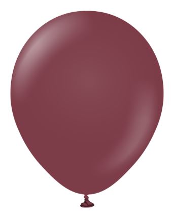 KALISAN 12" STANDARD BURGUNDY - 100CT - Click Image to Close