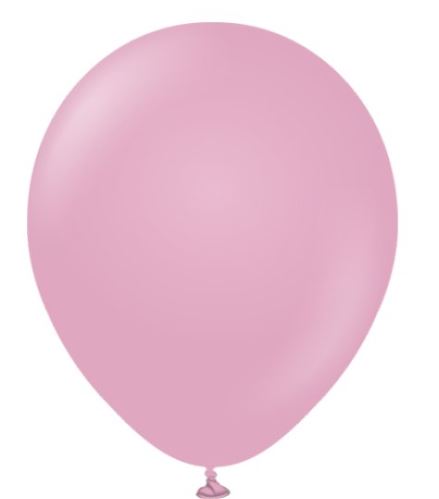 KALISAN 12" RETRO DUSTY ROSE LATEX BALLOON 100PACK - Click Image to Close