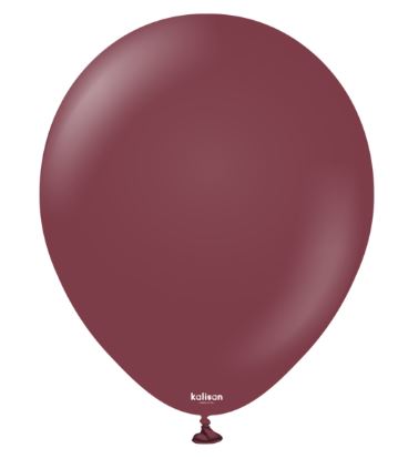 KALISAN 18" STANDARD BURGUNDY - 25CT - Click Image to Close