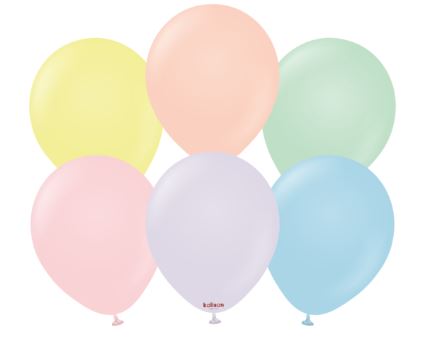 KALISAN 18" MACARON MIX - 25CT - Click Image to Close