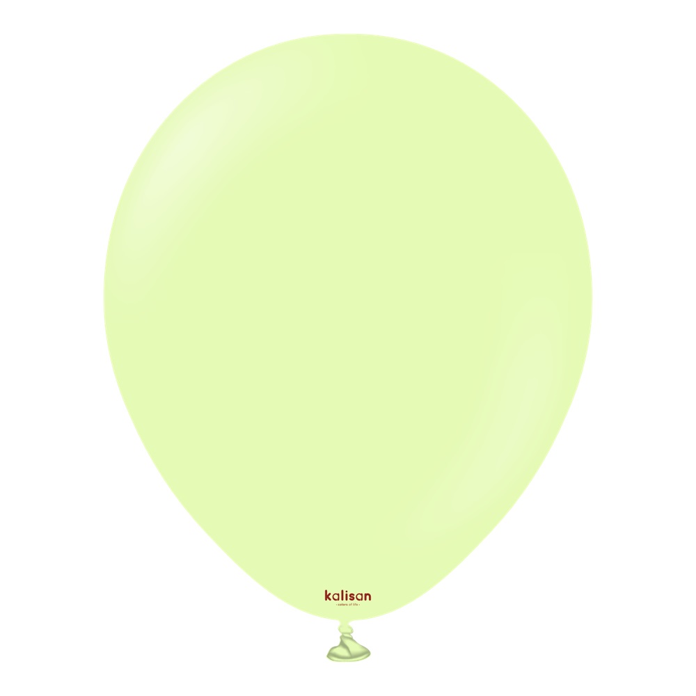 Kalisan 18" Macaron Pistachio Latex Balloons 25 Pack - Click Image to Close