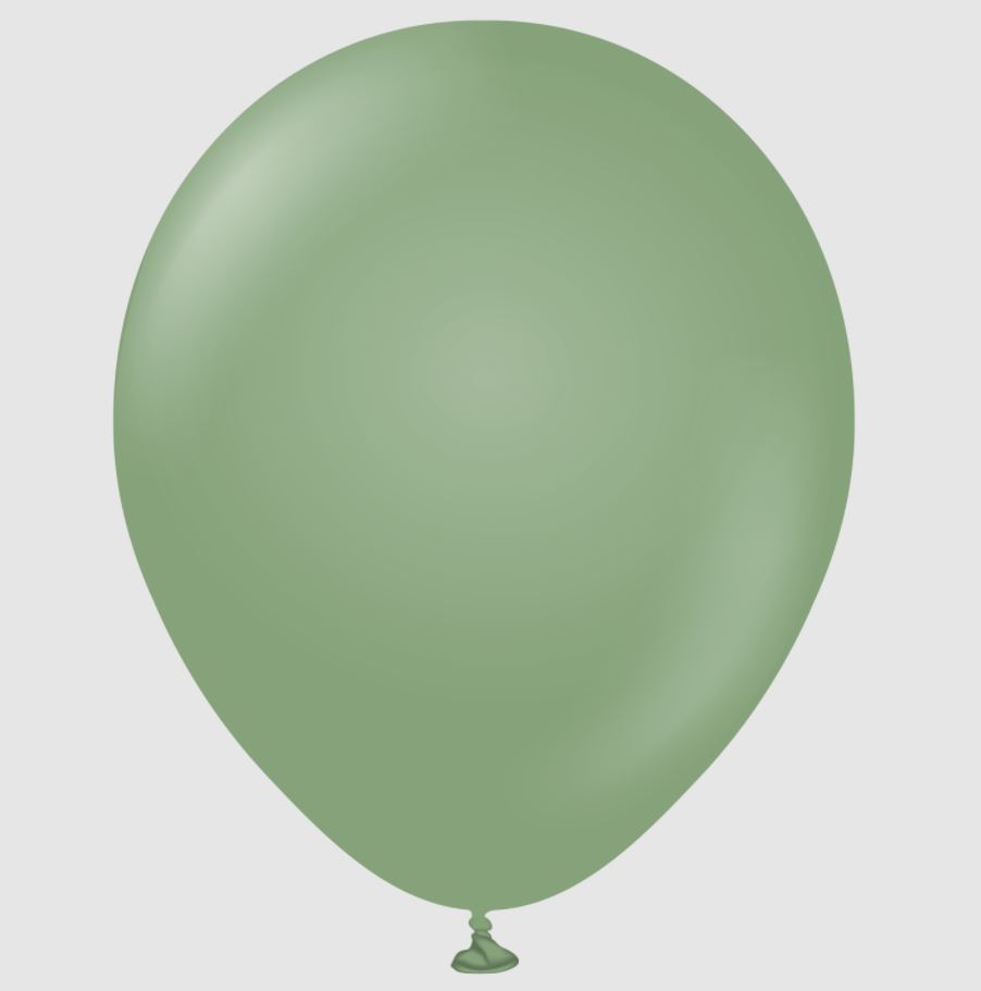 KALISAN 18" RETRO EUCALYPTUS BALLOON - 25CT - Click Image to Close
