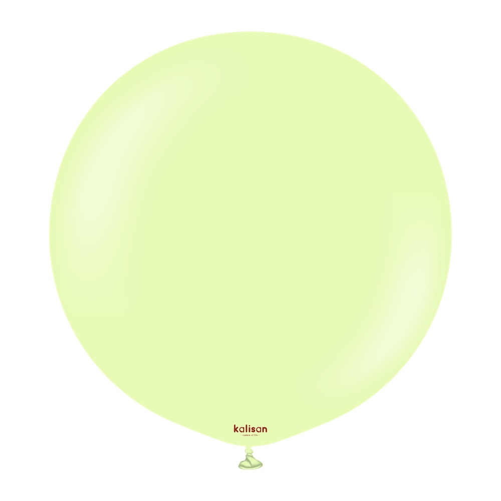 Kalisan 24" Macaron Pistachio Latex Balloons 2 Pack - Click Image to Close